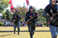 2015年10月18日：第28回 国宝松本城「古式砲術演武」松本城鉄砲隊隊員の面々